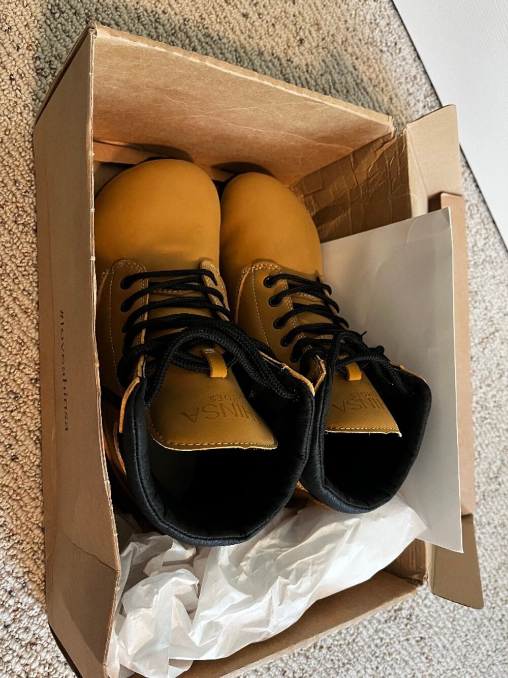 New Ahinsa Comfort Shuma Nature Boots Size 39